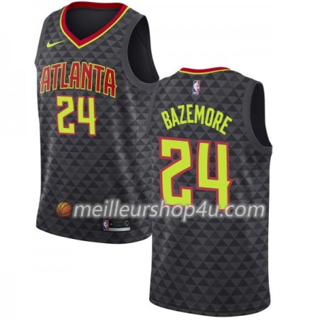 Maillot Basket Homme Atlanta Hawks Kent Bazemore 24 Nike 2017-18 Noir Swingman
